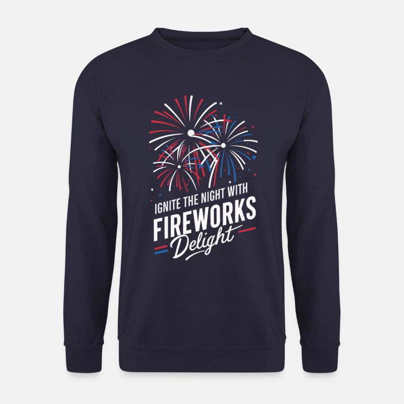 Pyrotechnics Fireworks Pyrotechnics - Unisex Sweatshirt - navy