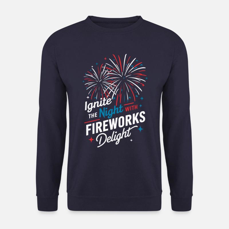 Pyrotechnics Fireworks Pyrotechnics - Unisex Sweatshirt - navy