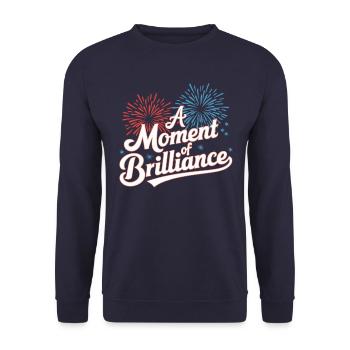 Pyrotechnics Fireworks Pyrotechnics - Unisex Sweatshirt - navy - Front - Alina (178cm) & Michal (187cm)