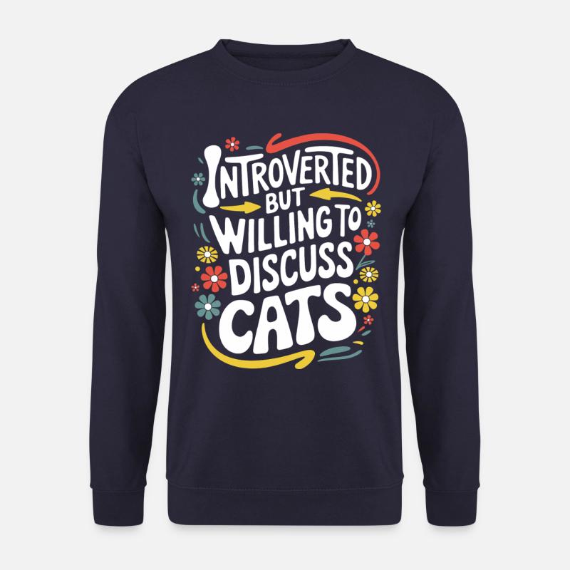 Introverti, antisocial, introverti - Sweat-shirt Unisexe - marine