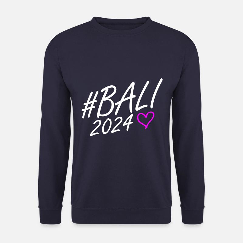 Bali 2024 Heart Trip - Unisex Sweatshirt - navy