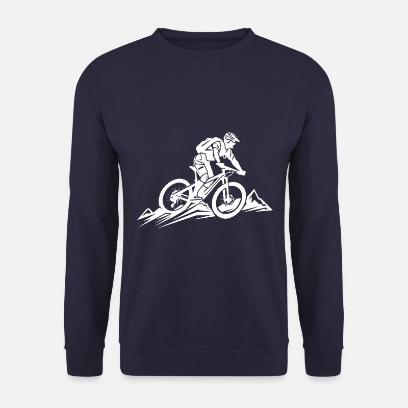 Mountainbiker Sport Mountainbike - Unisex Pullover - Navy