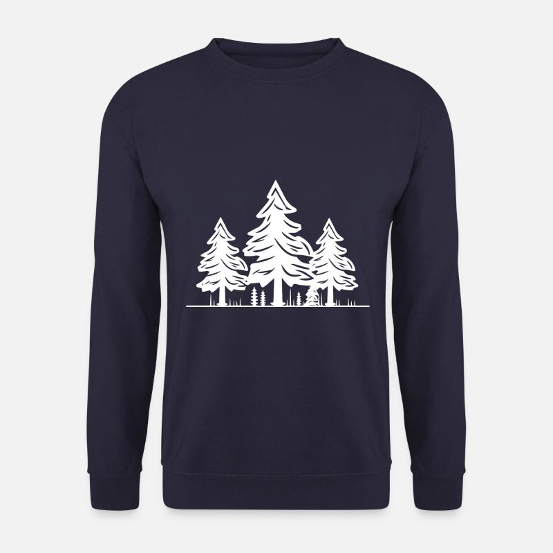 Forest Trees - Unisex Sweatshirt - navy