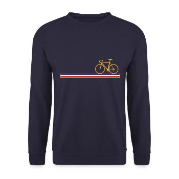 Radsport Frankreich - Unisex Pullover - Navy - Vorne - Alina (178cm) & Michal (187cm)