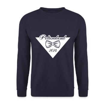 Polterabend 2024 - Unisex Pullover - Navy - Vorne - Alina (178cm) & Michal (187cm)