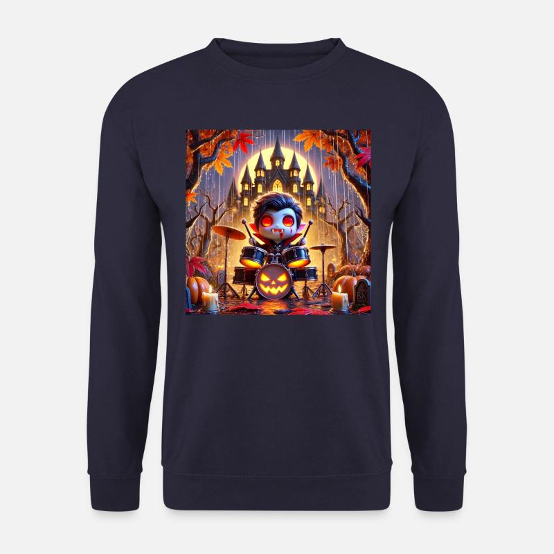 Vampire Halloween Beater - Unisex Sweatshirt - navy