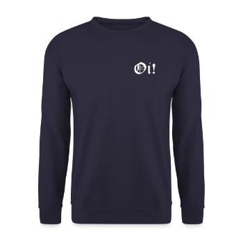 1 colors - Skinhead My Way of Life Skinheads - Unisex Pullover - Navy - Vorne - Alina (178cm) & Michal (187cm)