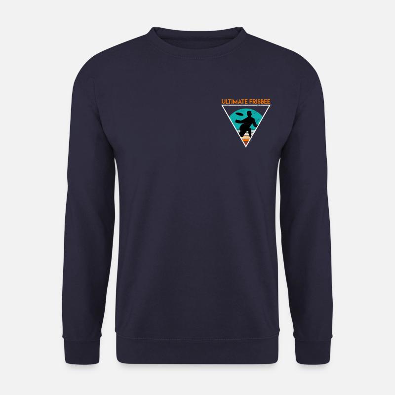 Retro Ultimate Frisbee - Unisex Pullover - Navy