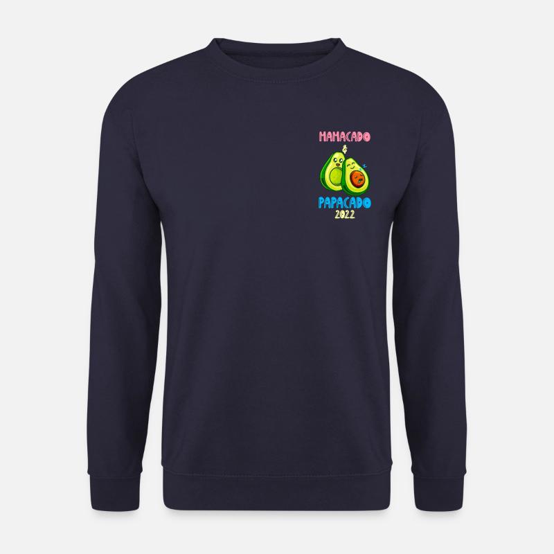 Werdende Eltern Mamacado und Papacado Baby 2022 - Unisex Pullover - Navy