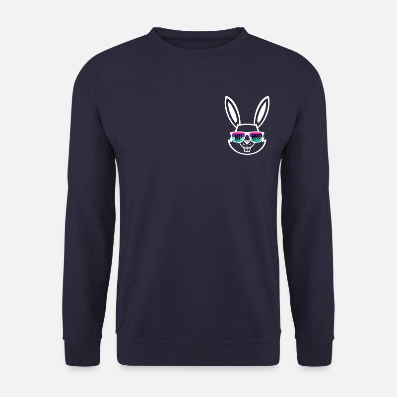 Rapmusk Cooler Hase Hip Hop Häschen - Unisex Pullover - Navy