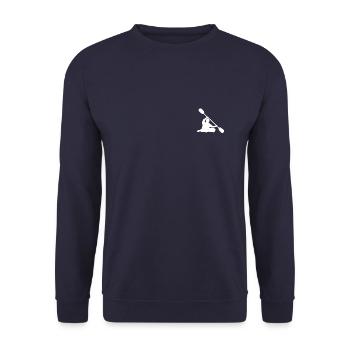 Canoe kayak - Unisex Sweatshirt - navy - Front - Alina (178cm) & Michal (187cm)
