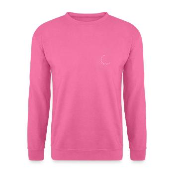 Mond Sterne Abstrakt - Unisex Pullover - Pink - Vorne