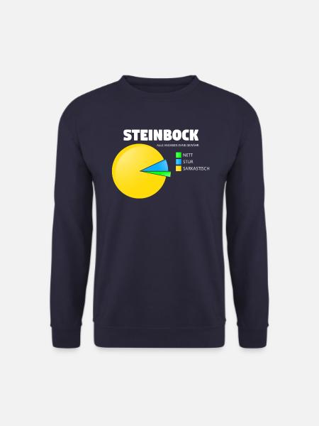 Steinbock Statistik - Unisex Pullover - Navy