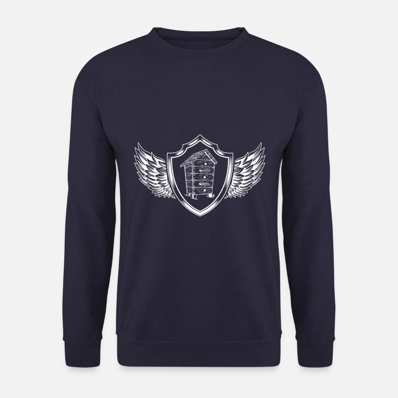 Honig Imker Bienen Wappen - Unisex Pullover - Navy