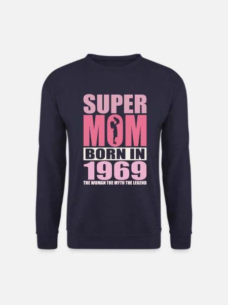 Mama Geburtstag 1969 | Super Mom - Unisex Pullover - Navy