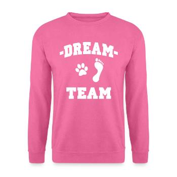 Dream Team - Sweat-shirt Unisexe - rose - Devant