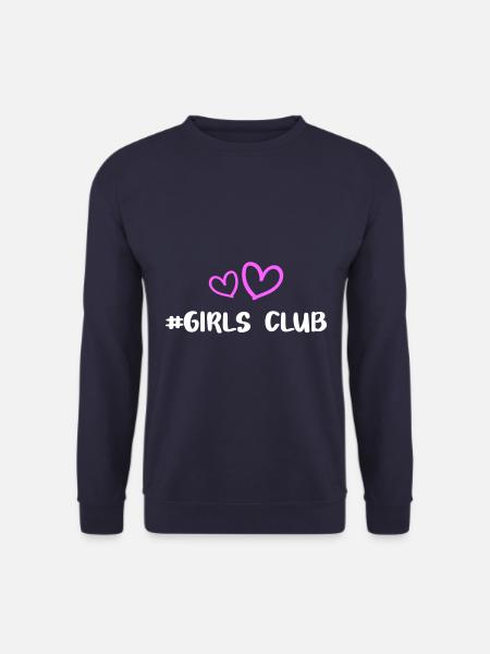 Girls Club Herz - Unisex Pullover - Navy