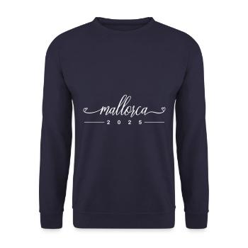 Mallorca 2025 - Unisex Sweatshirt - navy - Front - Alina (178cm) & Michal (187cm)