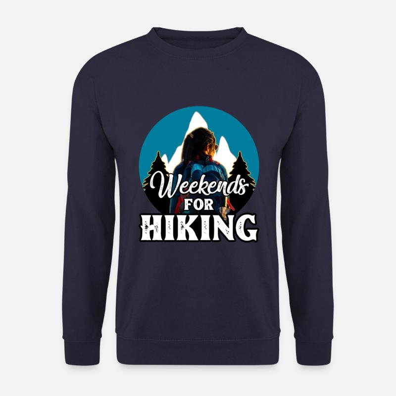 Week-ends de randonnée - Sweat-shirt Unisexe - marine