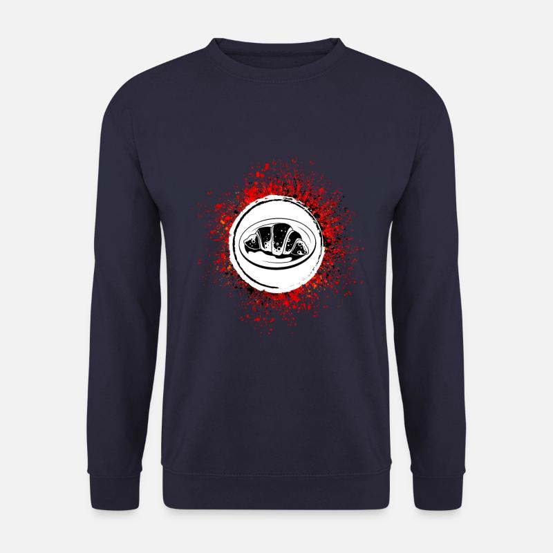 Croissant Symbol - Unisex Pullover - Navy