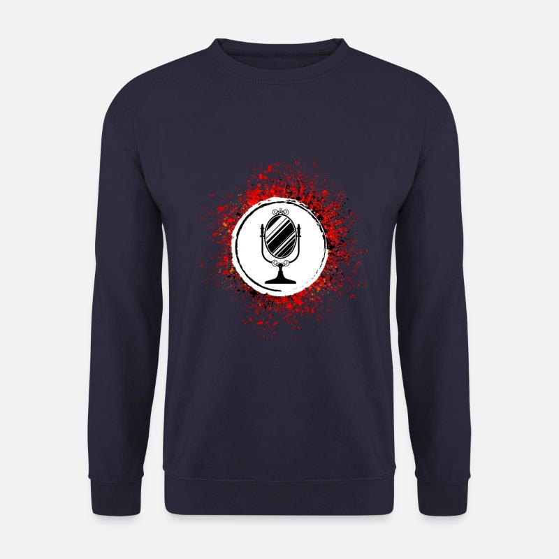 Mirror Icon Silhouette - Unisex Sweatshirt - navy