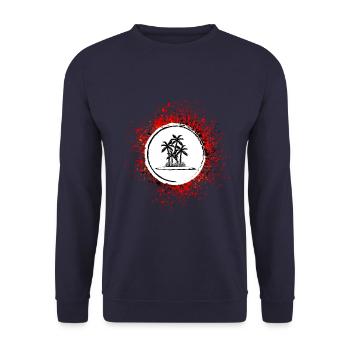 Icône de Palm Island - Sweat-shirt Unisexe - marine - Devant - Alina (178cm) & Michal (187cm)
