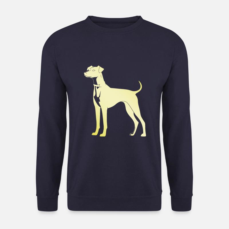 Whippet Hund Silhouette - Unisex Pullover - Navy