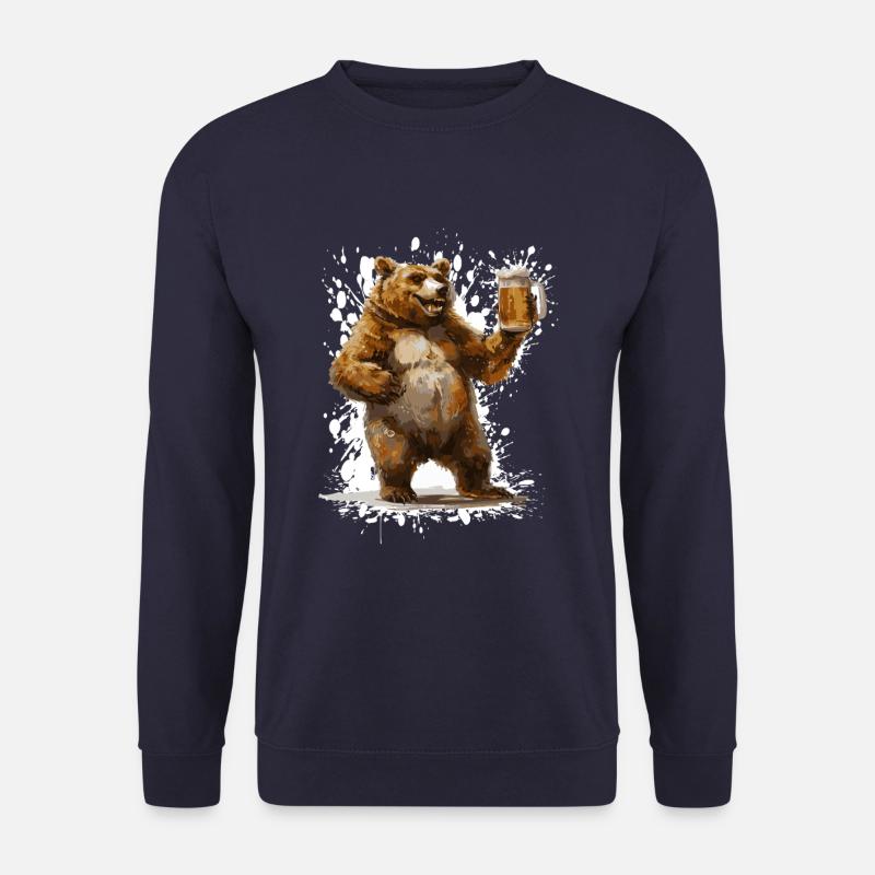 Bär Bier Lustig - Unisex Pullover - Navy