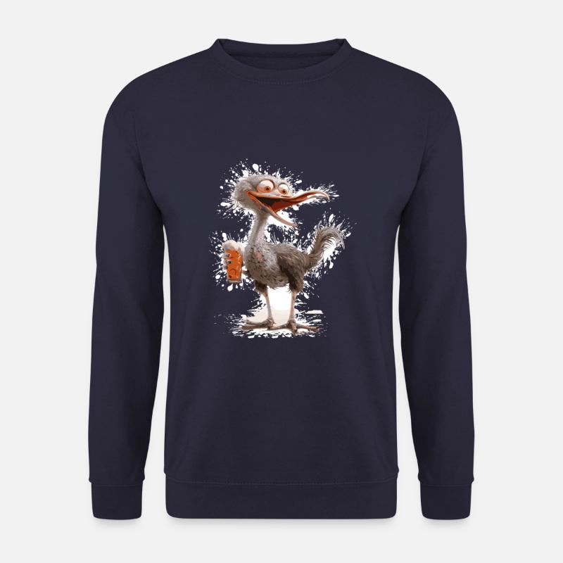 Strauss Beer Funny - Unisex Sweatshirt - navy