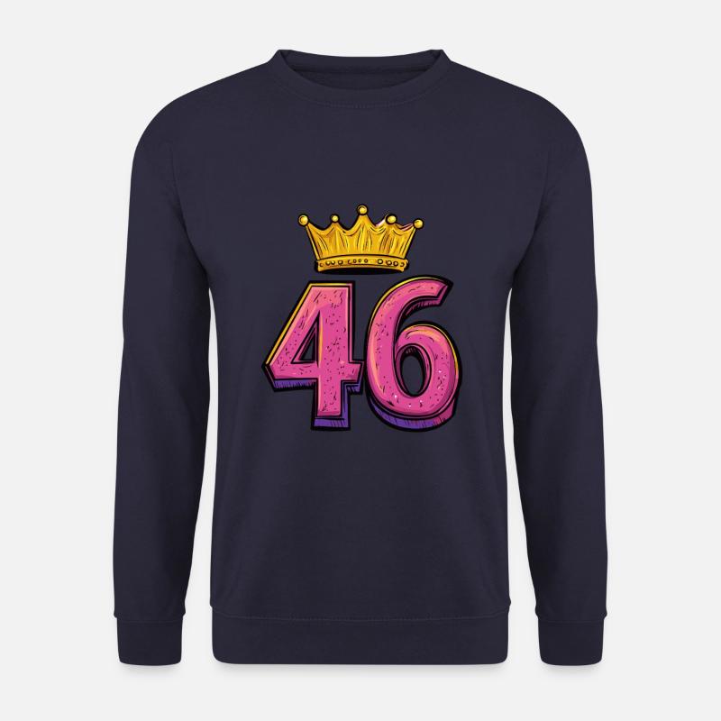 46 Number Krone - Unisex Sweatshirt - navy