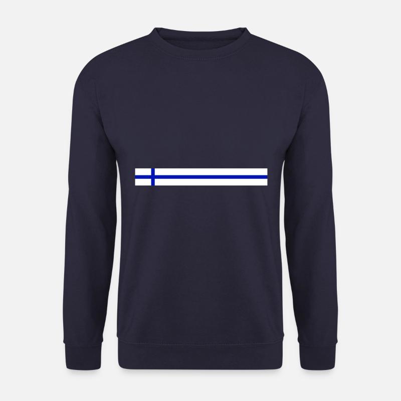 Finnland Fahne Symbol - Unisex Pullover - Navy