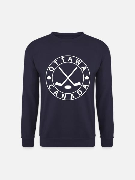 Ottawa Eishockey - Unisex Pullover - Navy