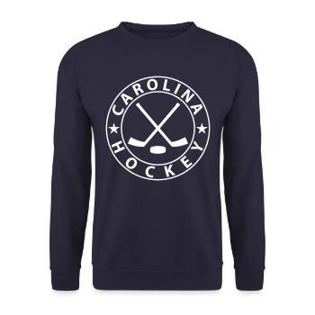 Carolina Eishockey - Unisex Pullover - Navy - Vorne - Alina (178cm) & Michal (187cm)
