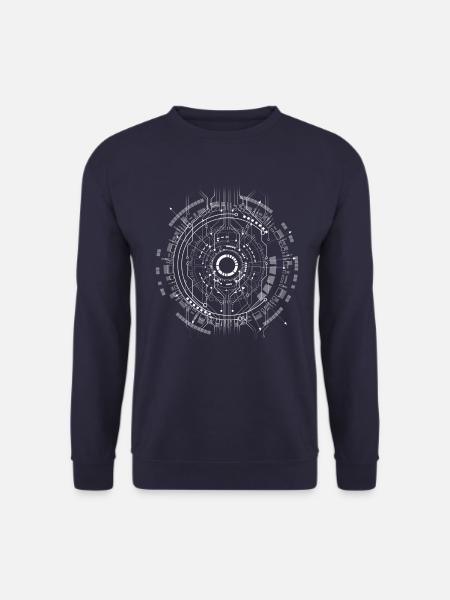 computer Platine Core cpu pc code Programm Nerd lo - Unisex Pullover - Navy