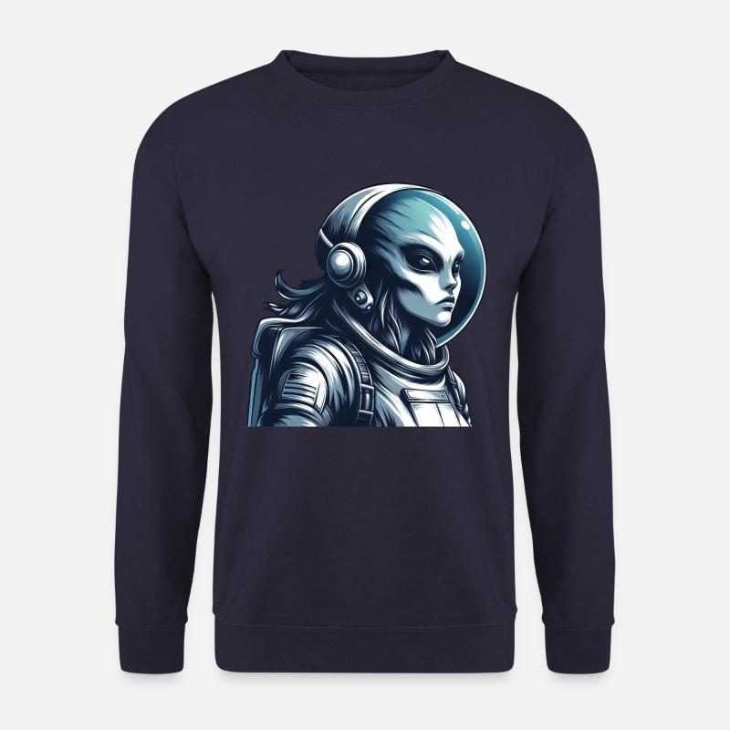 Alien Astronaut Space Exploration - Unisex Sweatshirt - navy