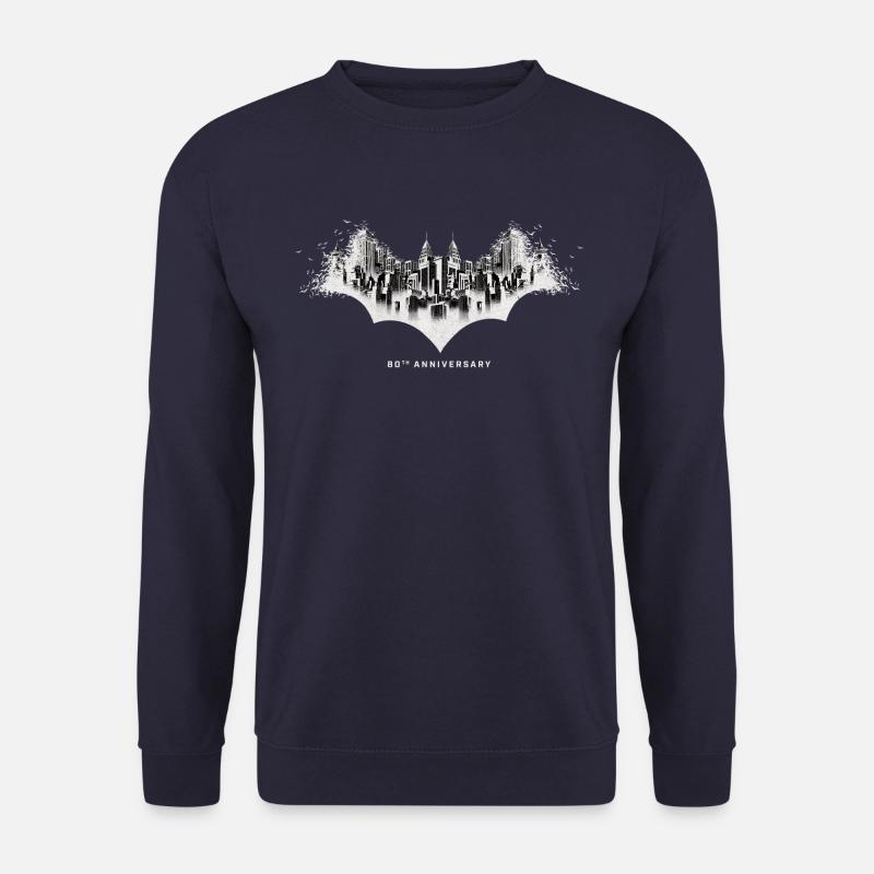 Batman 80 Jahre Gotham - Unisex Pullover - Navy