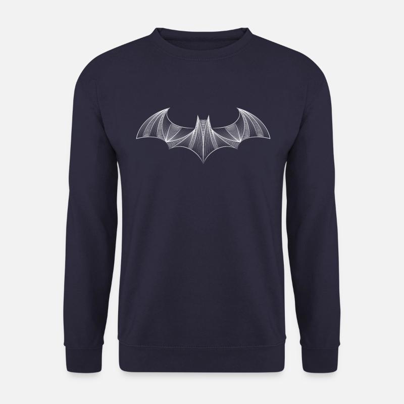 Batman Logo 'Drawing' Women T-Shirt - Unisex sweater - marineblå