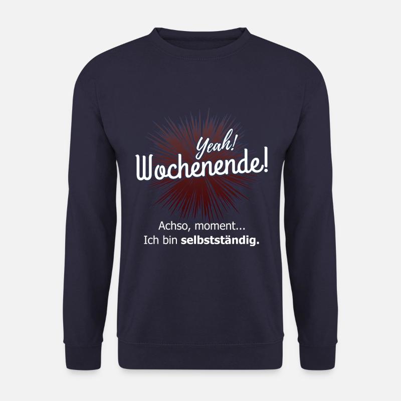 selbstständig - Unisex Pullover - Navy