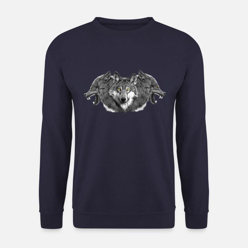 Pack loup loup - Sweat-shirt Unisexe - marine