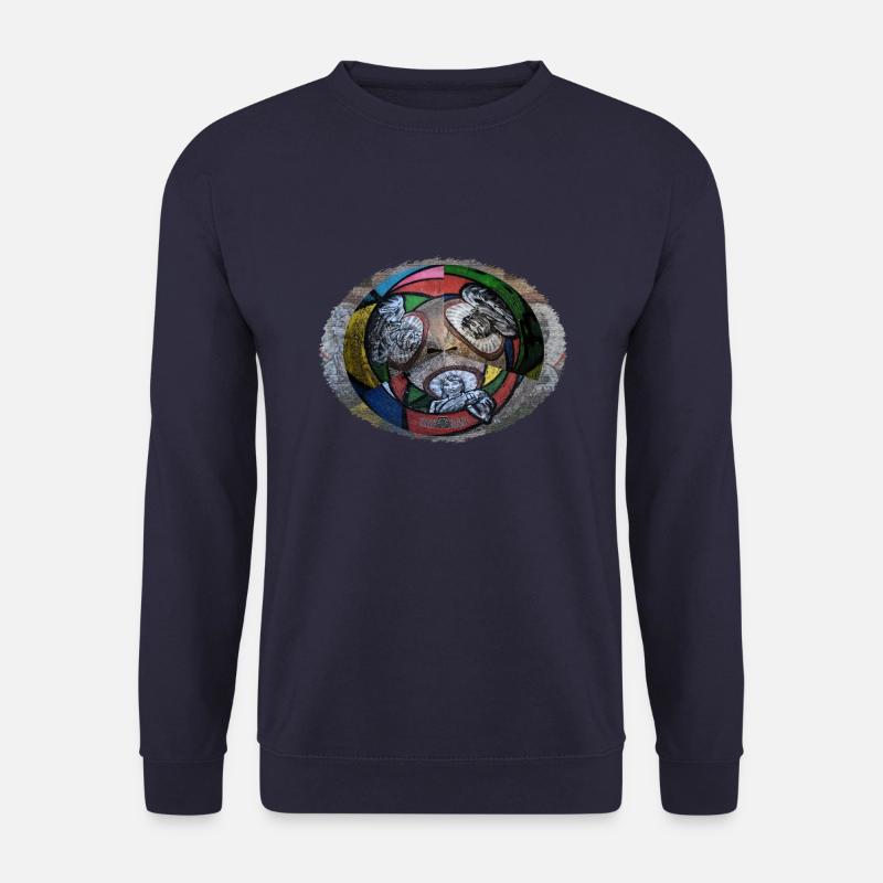 Graffiti (designed by HeiArts) - Unisex Pullover - Navy