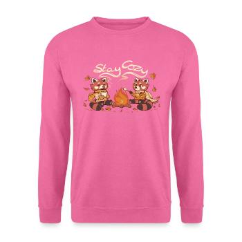 Bleib gemütlich - Unisex Pullover - Pink - Vorne