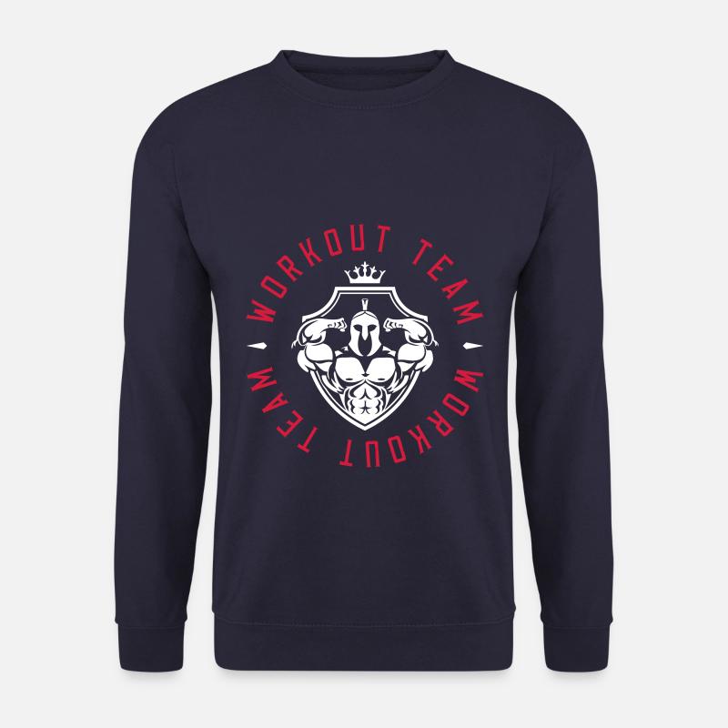 spartan wappen workout team - Unisex Pullover - Navy