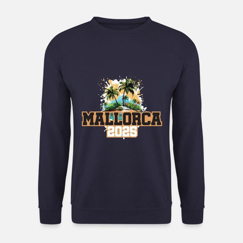 Mallorca 2025 Palmen - Unisex Pullover - Navy