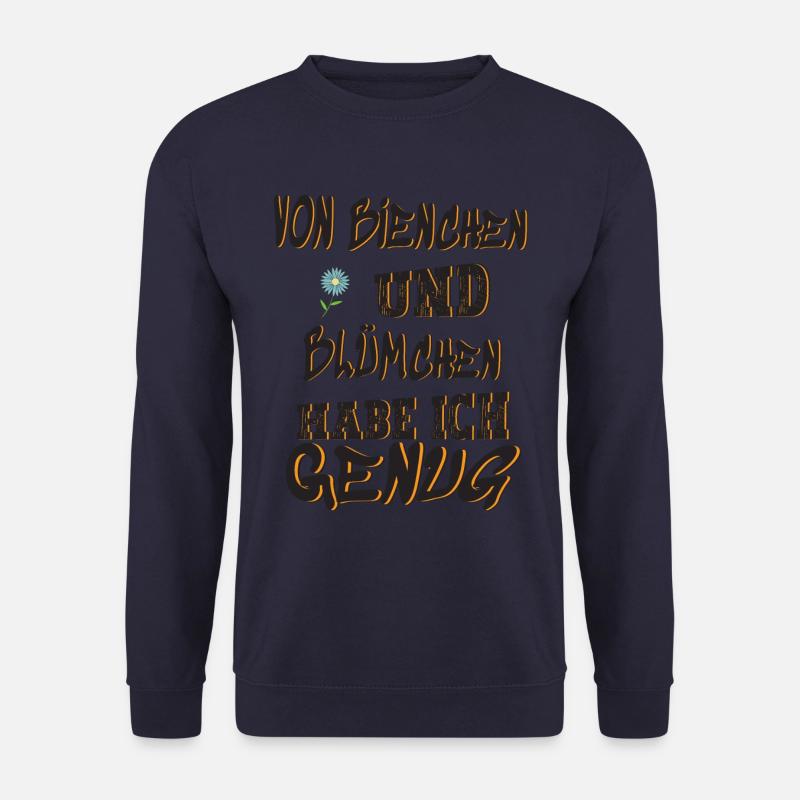 Von Bienchen und Blümchen hab ich genug - Unisex Pullover - Navy