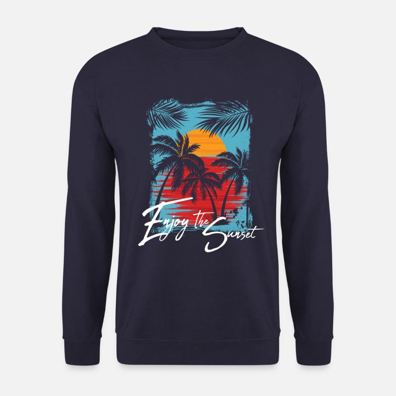 Enjoy the sunset - Unisex Pullover - Navy