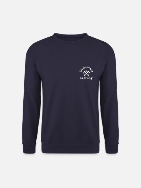 Dachdeckerlehrling Zunftzeichen Weiss - Unisex Pullover - Navy