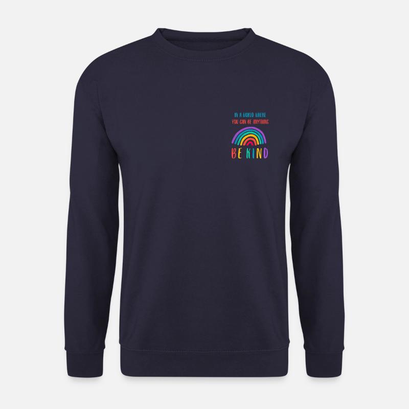 Be kind bunt - Unisex Pullover - Navy