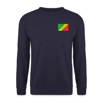Congo Collection 'by nikkkooo - Unisex Pullover - Navy - Vorne - Alina (178cm) & Michal (187cm)