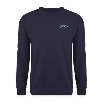 in Love with Irland - Unisex Pullover - Navy - Vorne - Alina (178cm) & Michal (187cm)