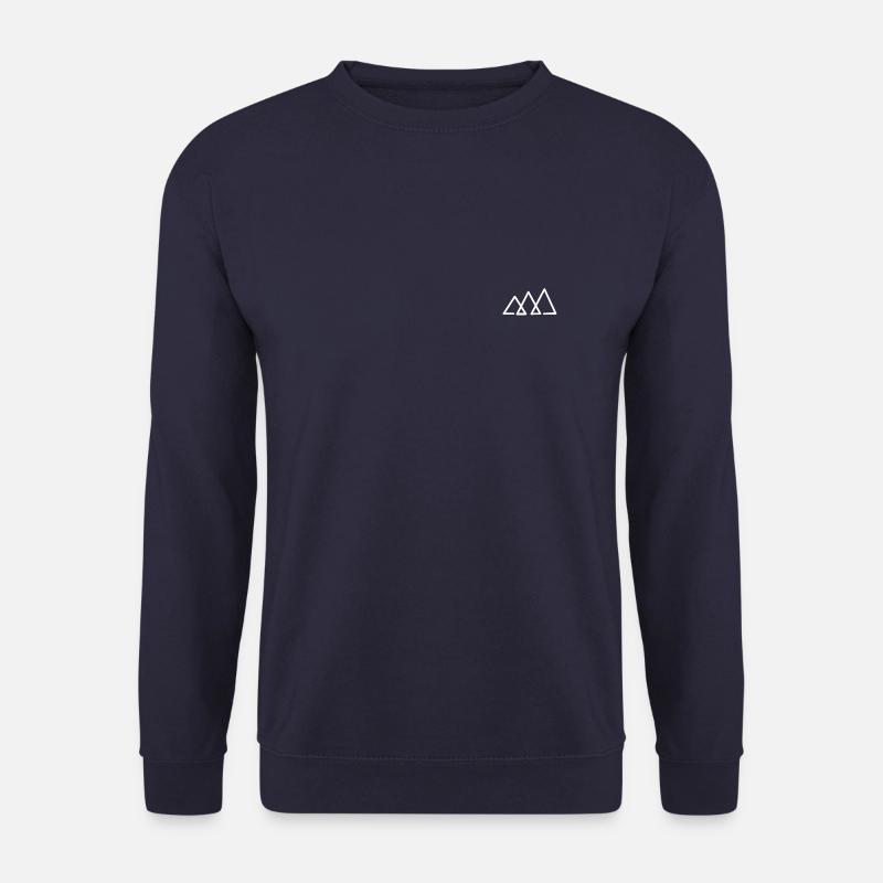 Minimal Simpel Berg Icon - Unisex Pullover - Navy